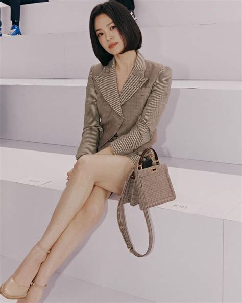 gucci bag song hye kyo|song hye kyo fashion show.